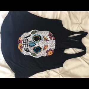 Soft Sugar Skull Tank Top